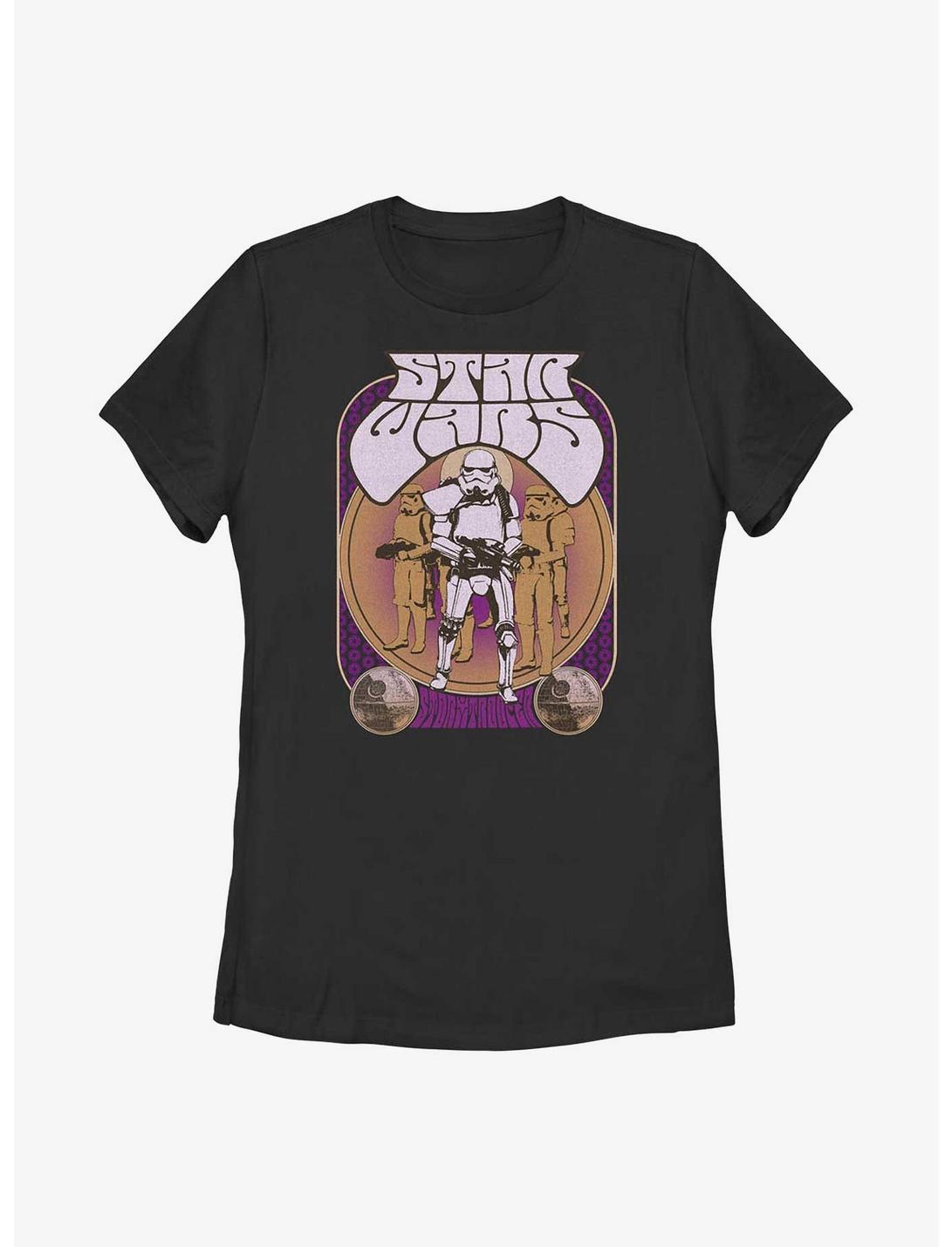 Star Wars Stormtrooper Groovy Womens T-Shirt, BLACK, hi-res