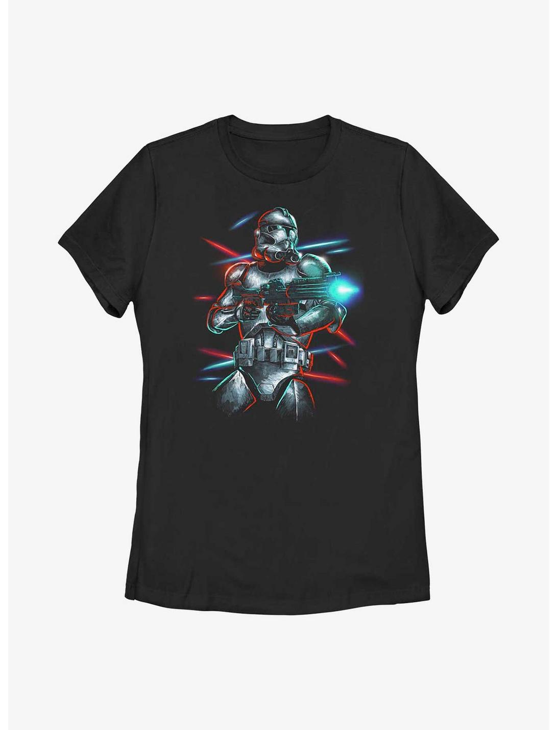 Star Wars Clone Trooper Laser Womens T-Shirt, BLACK, hi-res