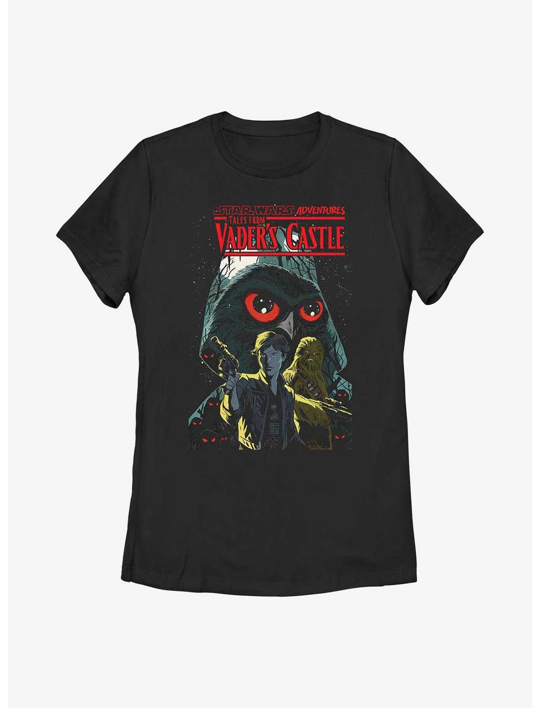 Star Wars Han Solo Tales From Vader's Castle Womens T-Shirt, BLACK, hi-res