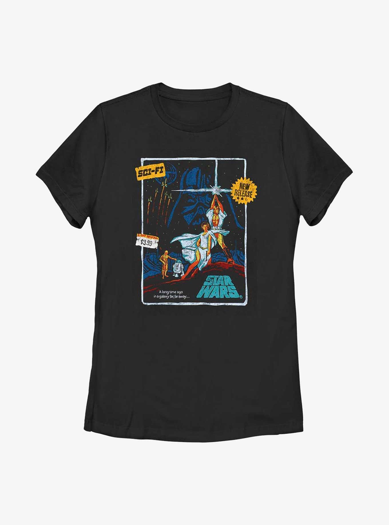 Star Wars Vintage Sci-Fi Rental Womens T-Shirt, , hi-res