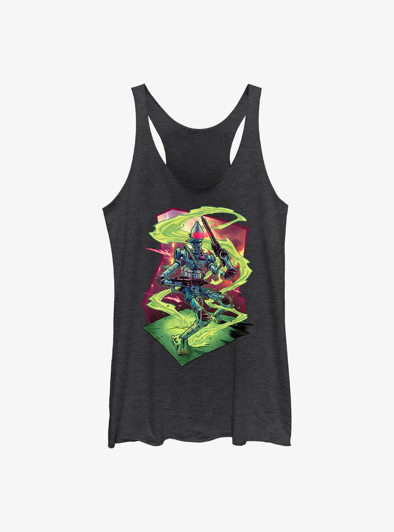 Star Wars Droid IG-11 Womens Tank Top, BLK HTR, hi-res
