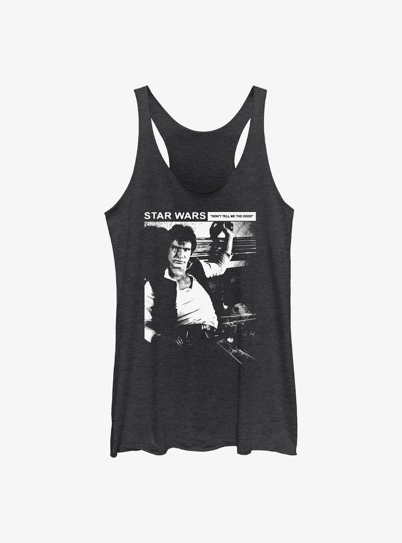 Star Wars Don't Tell Me The Odds Han Solo Womens Tank Top, , hi-res
