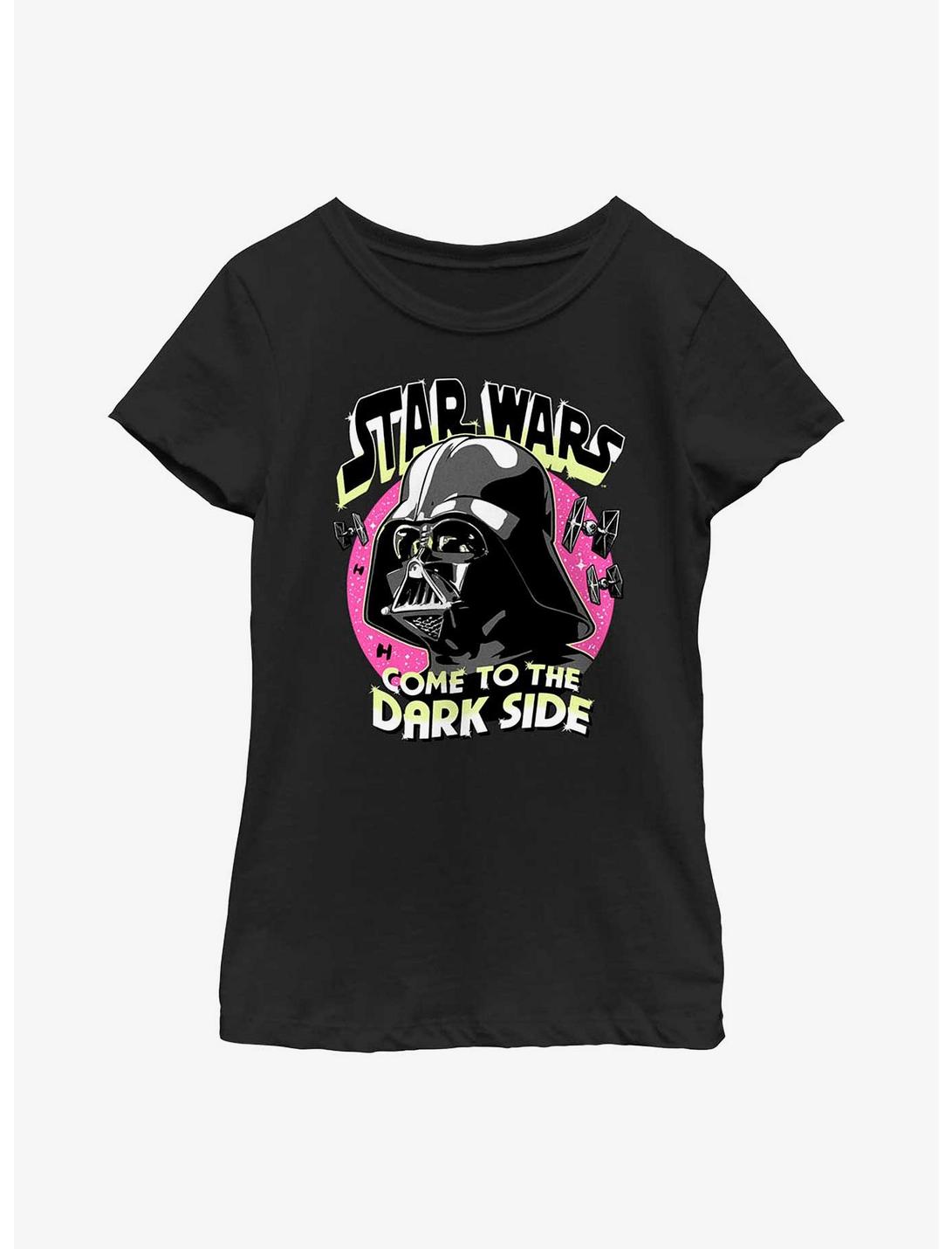 Star Wars Come To The Dark Side Youth Girls T-Shirt, BLACK, hi-res