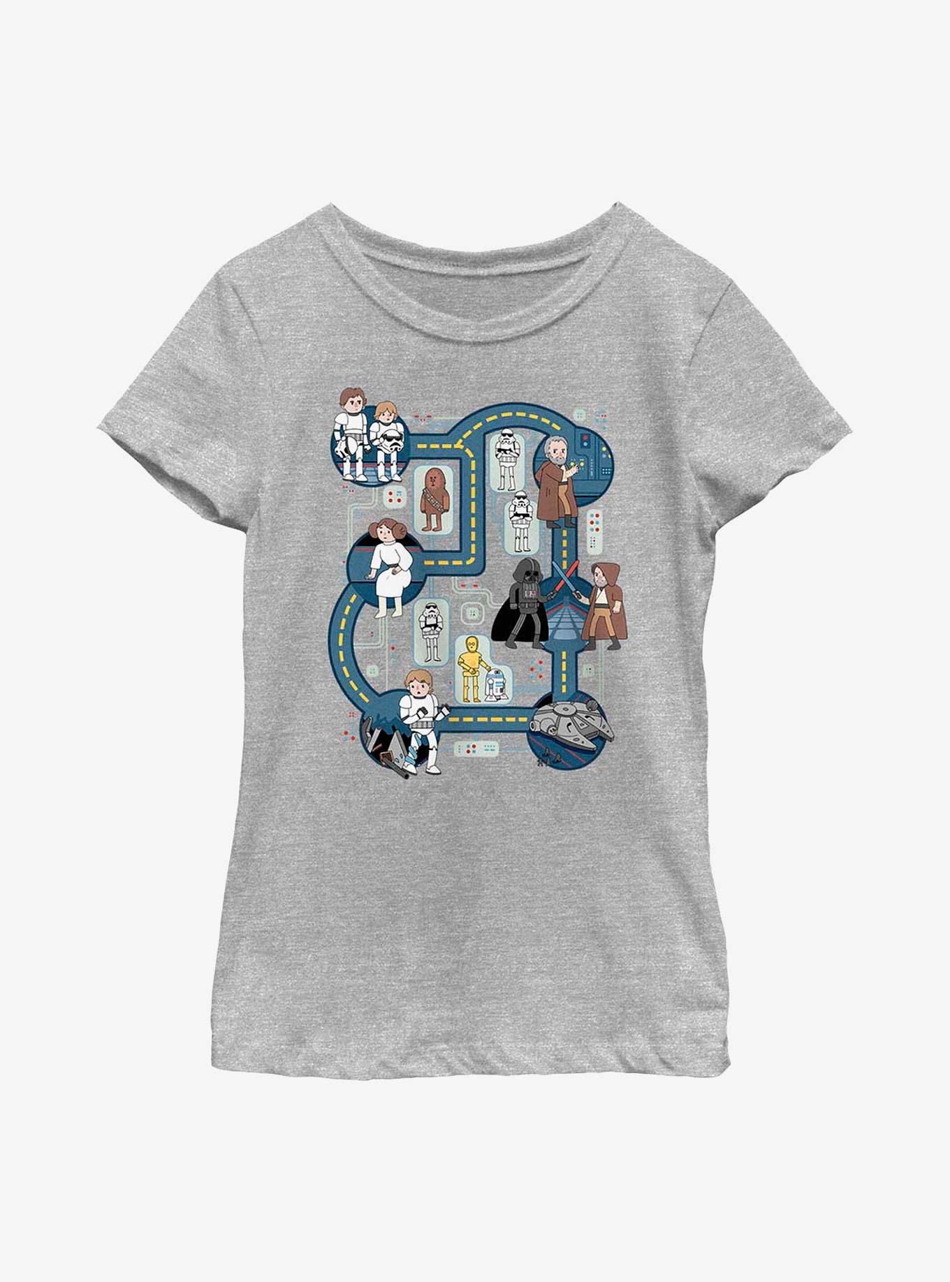 Star Wars Battle Plan Youth Girls T-Shirt, , hi-res