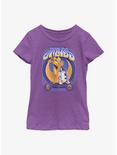 Star Wars Droids C-3PO & R2-D2 Groovy Youth Girls T-Shirt, PURPLE BERRY, hi-res