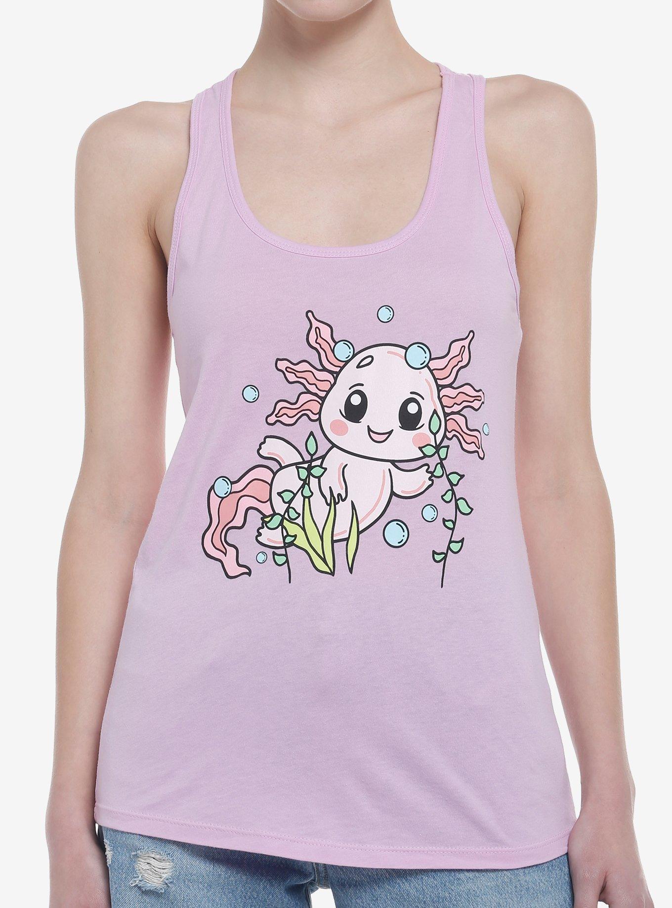Axolotl Underwater Girls Tank Top, MULTI, hi-res