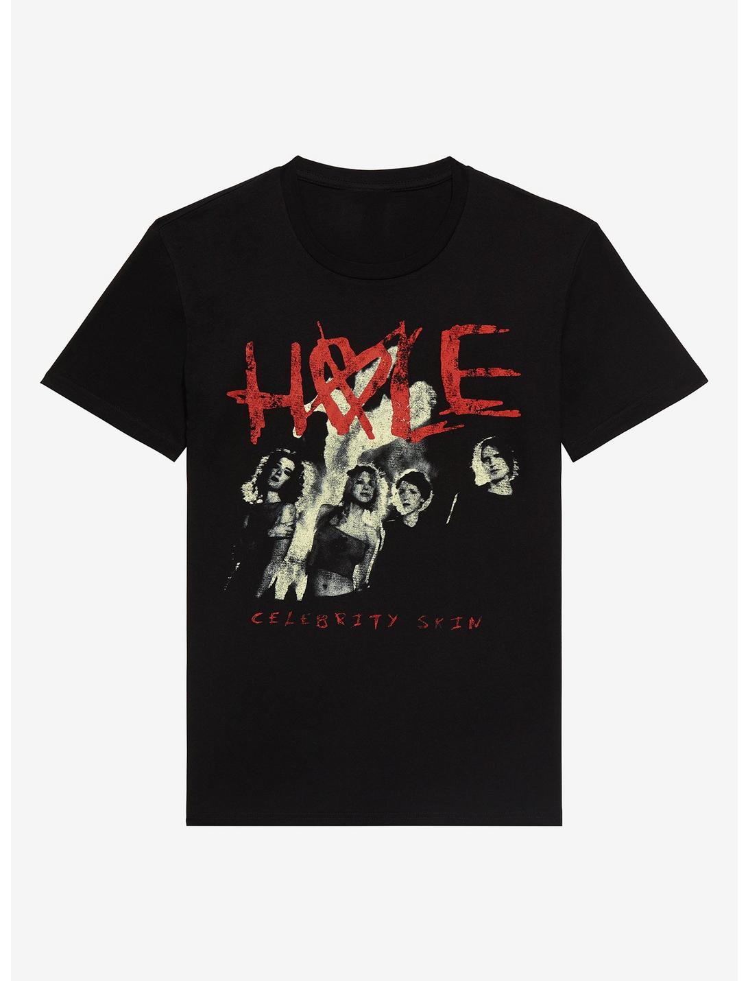Hole Celebrity Skin Album Cover T-Shirt, BLACK, hi-res