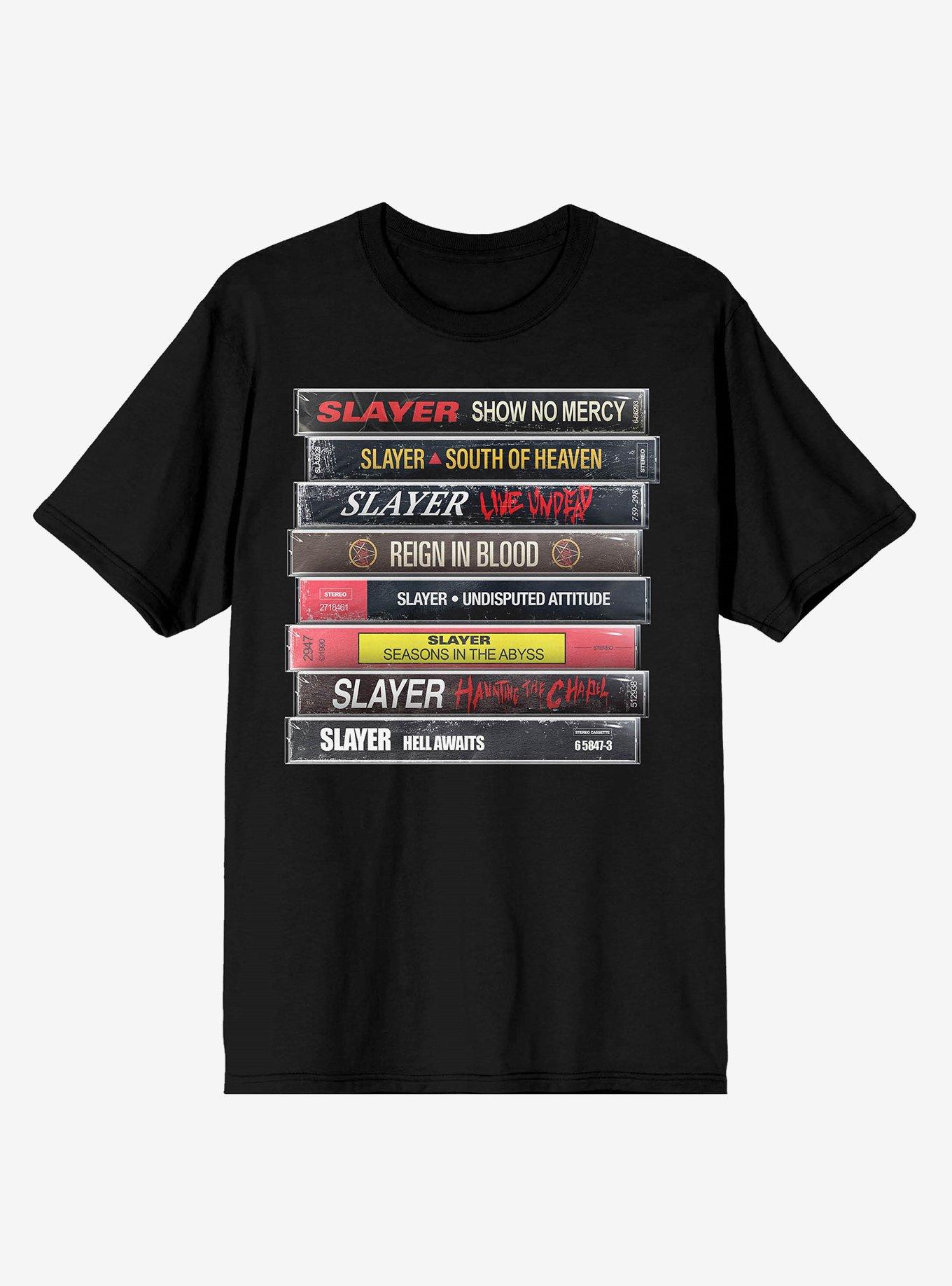 Slayer Cassette Tapes T-Shirt, BLACK, hi-res