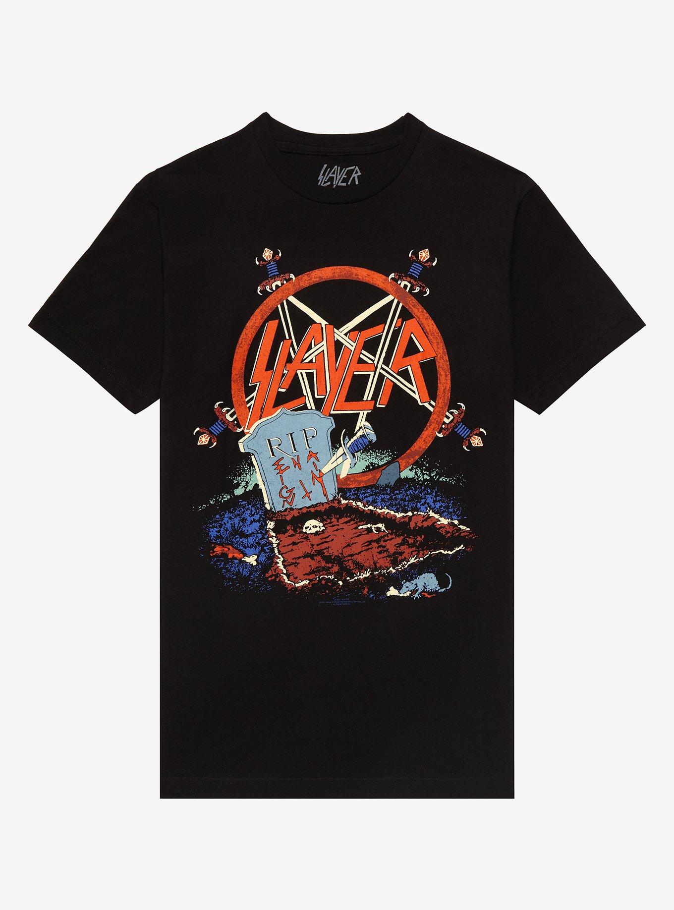 Slayer Reign In Pain Grave T-Shirt, BLACK, hi-res