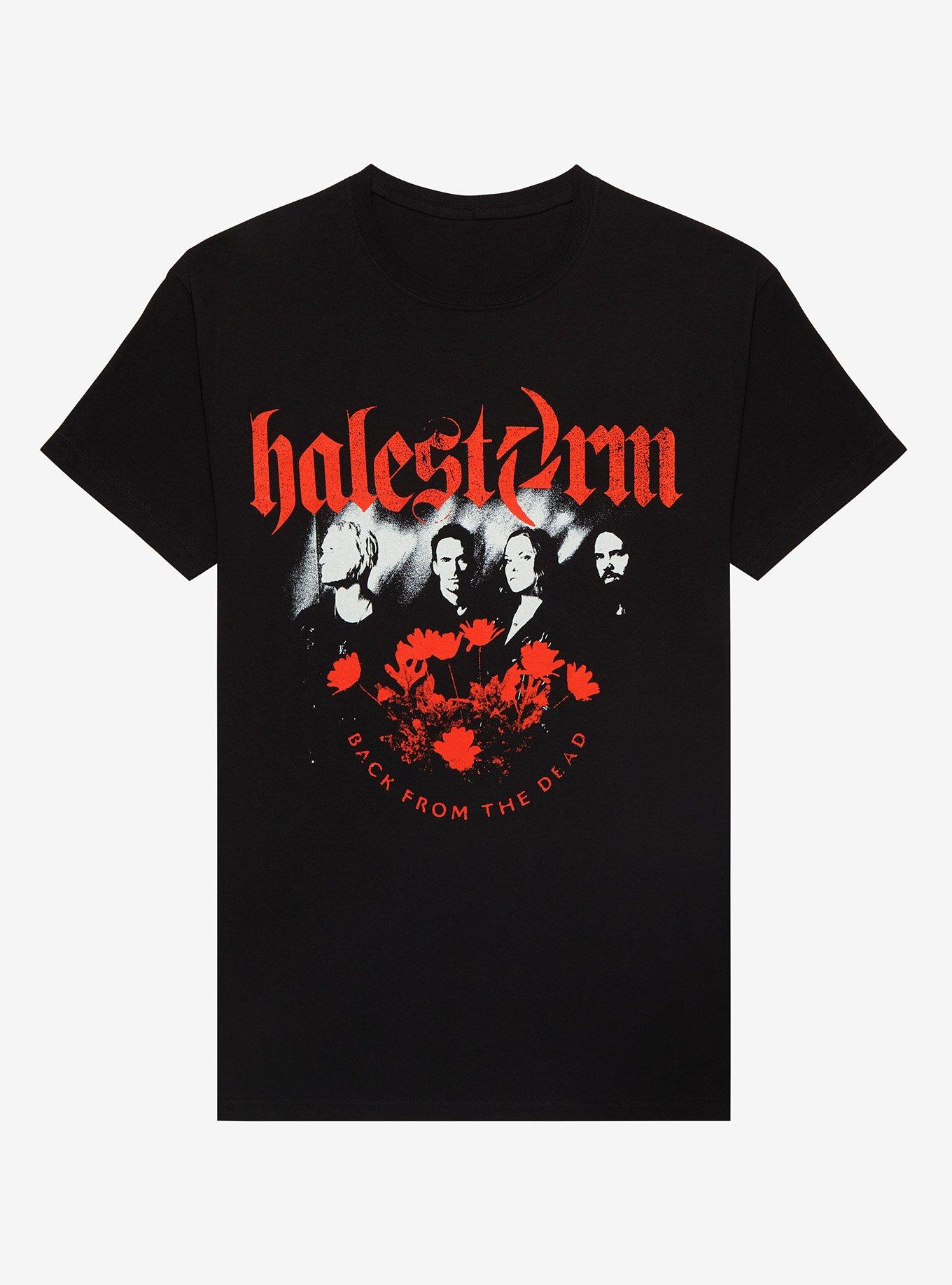 Halestorm Back From The Dead T-Shirt, BLACK, hi-res