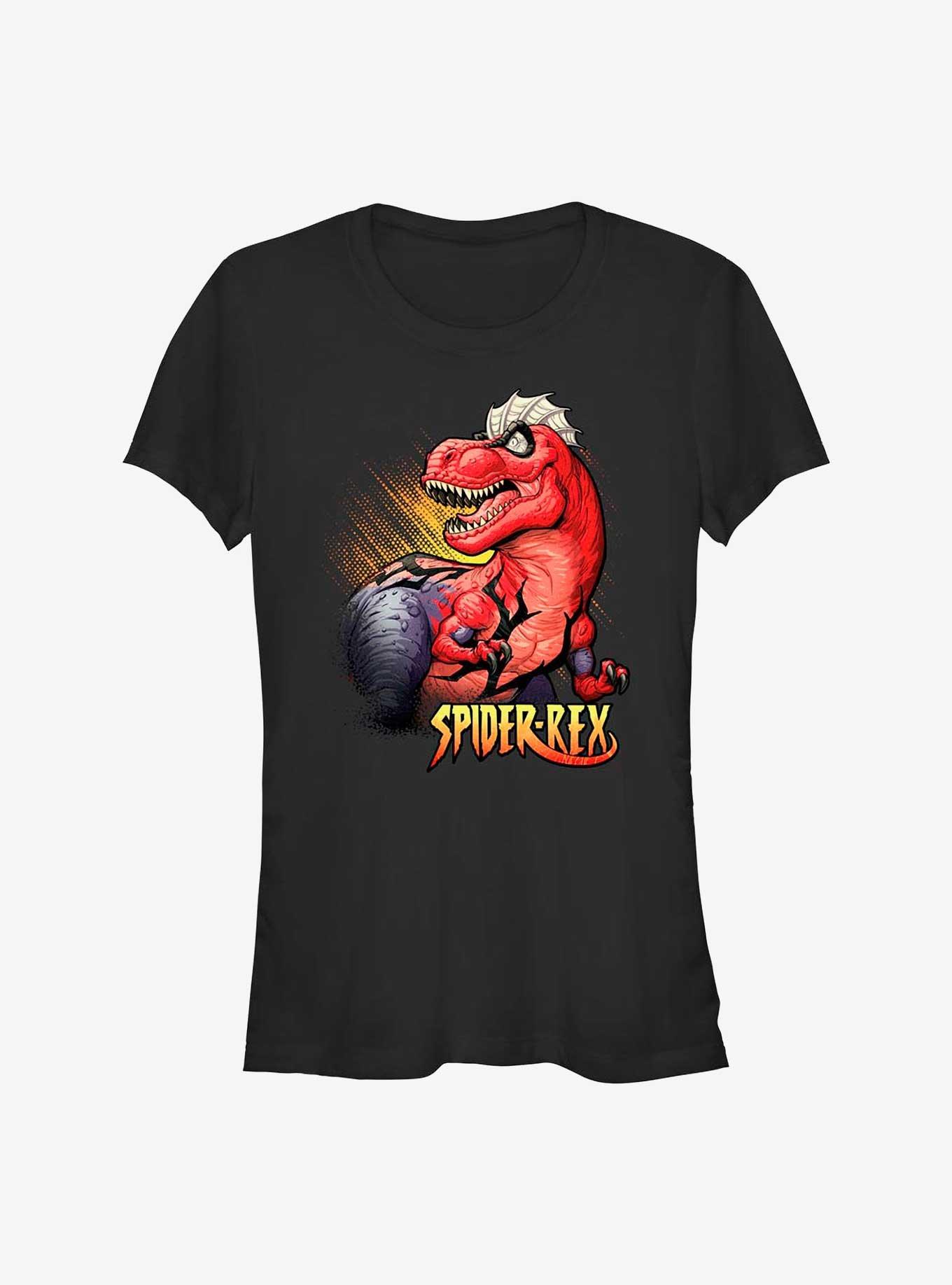 Marvel Spider-Man Spider-Rex Pose Girls T-Shirt, BLACK, hi-res