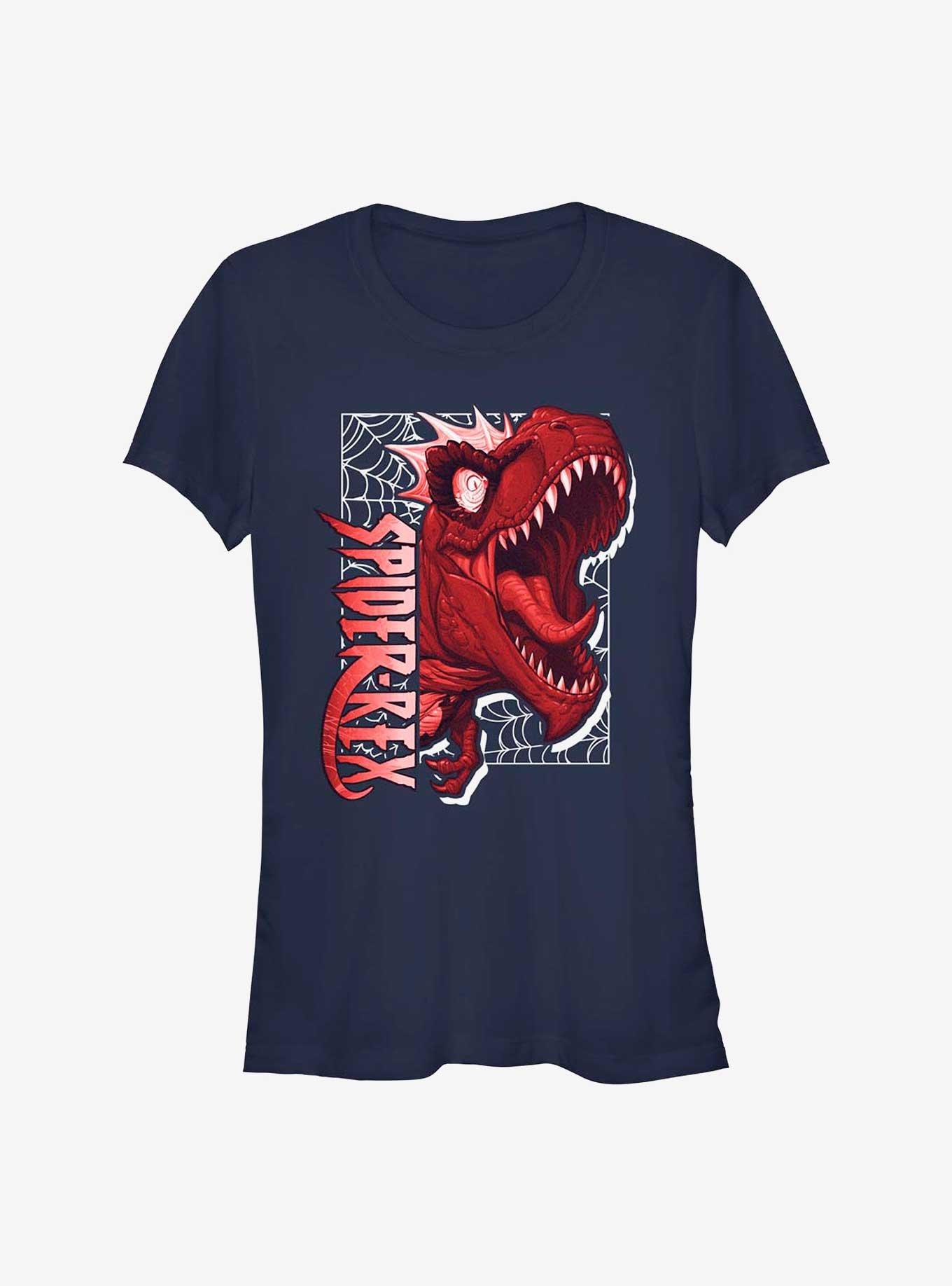 Marvel Spider-Man Spider-Rex Fury Girls T-Shirt, NAVY, hi-res