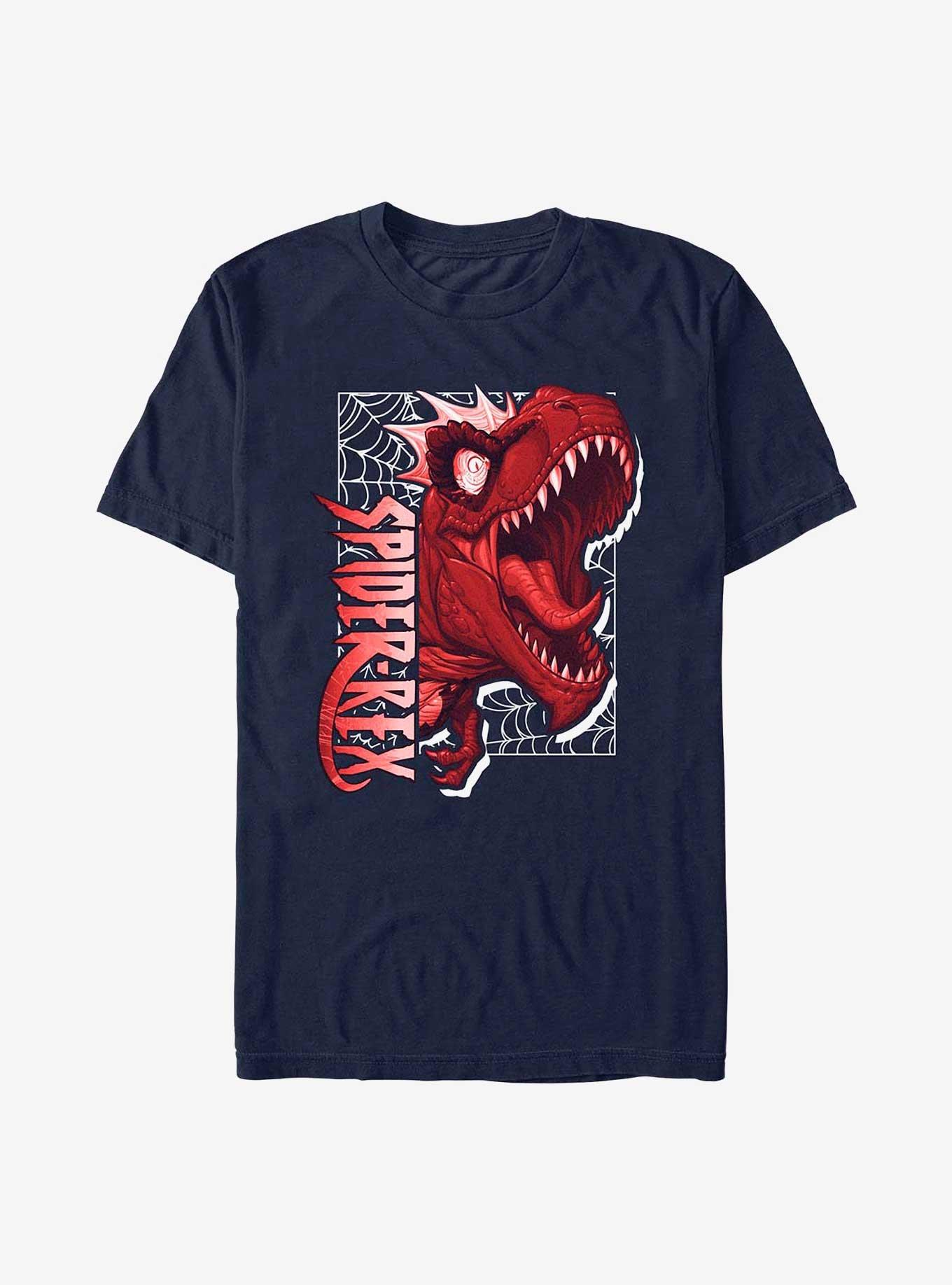 Marvel Spider-Man Spider-Rex Fury T-Shirt, NAVY, hi-res