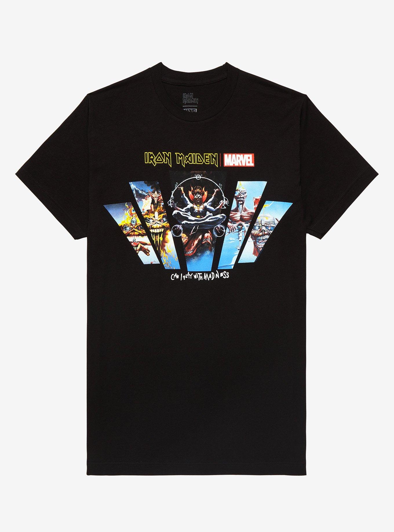 Marvel Iron Maiden Doctor Strange Seventh Son Of A Seventh Son T-Shirt, BLACK, hi-res