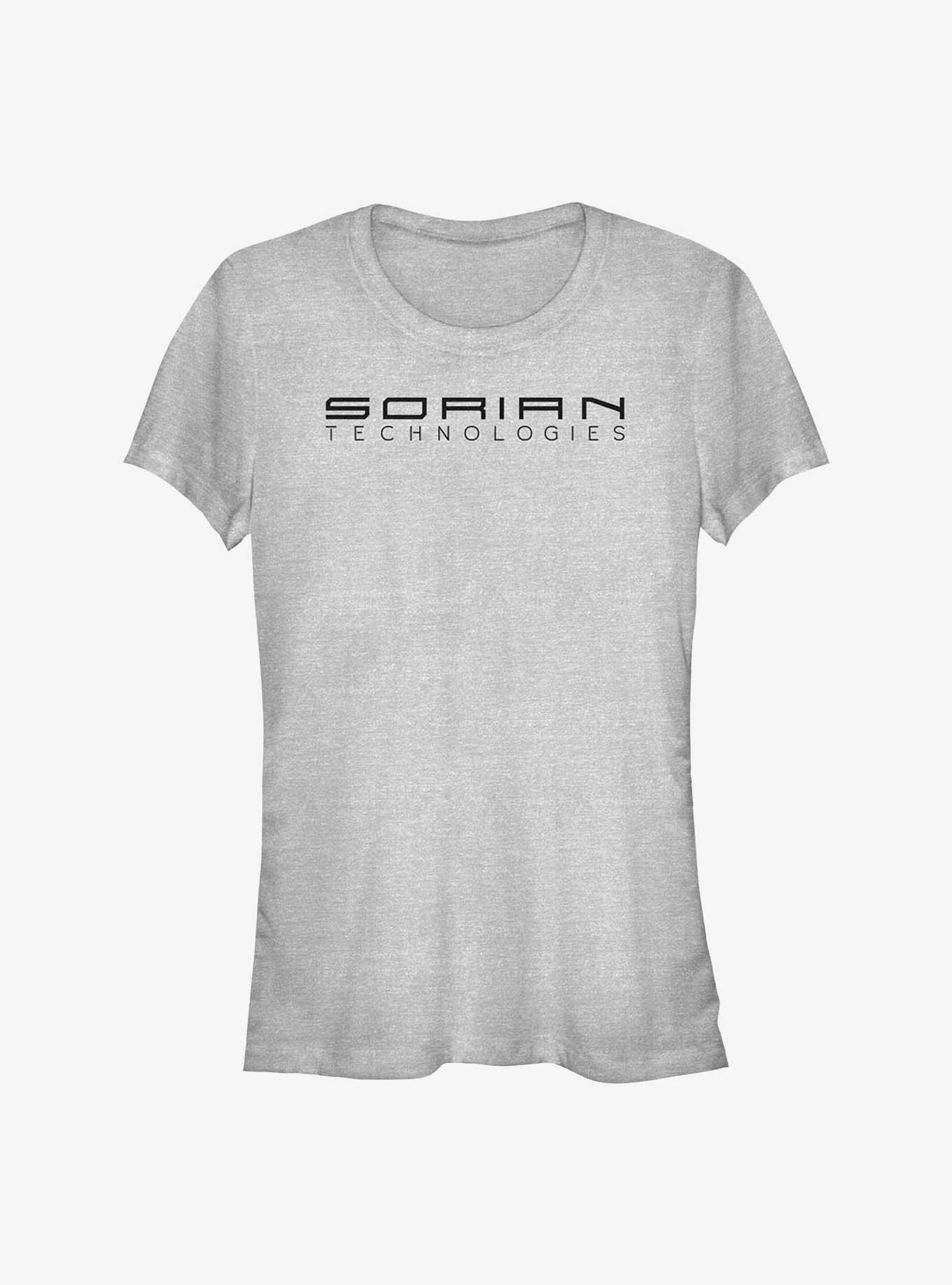 The Adam Project Sorian Technologies Logo Girls T-Shirt, ATH HTR, hi-res