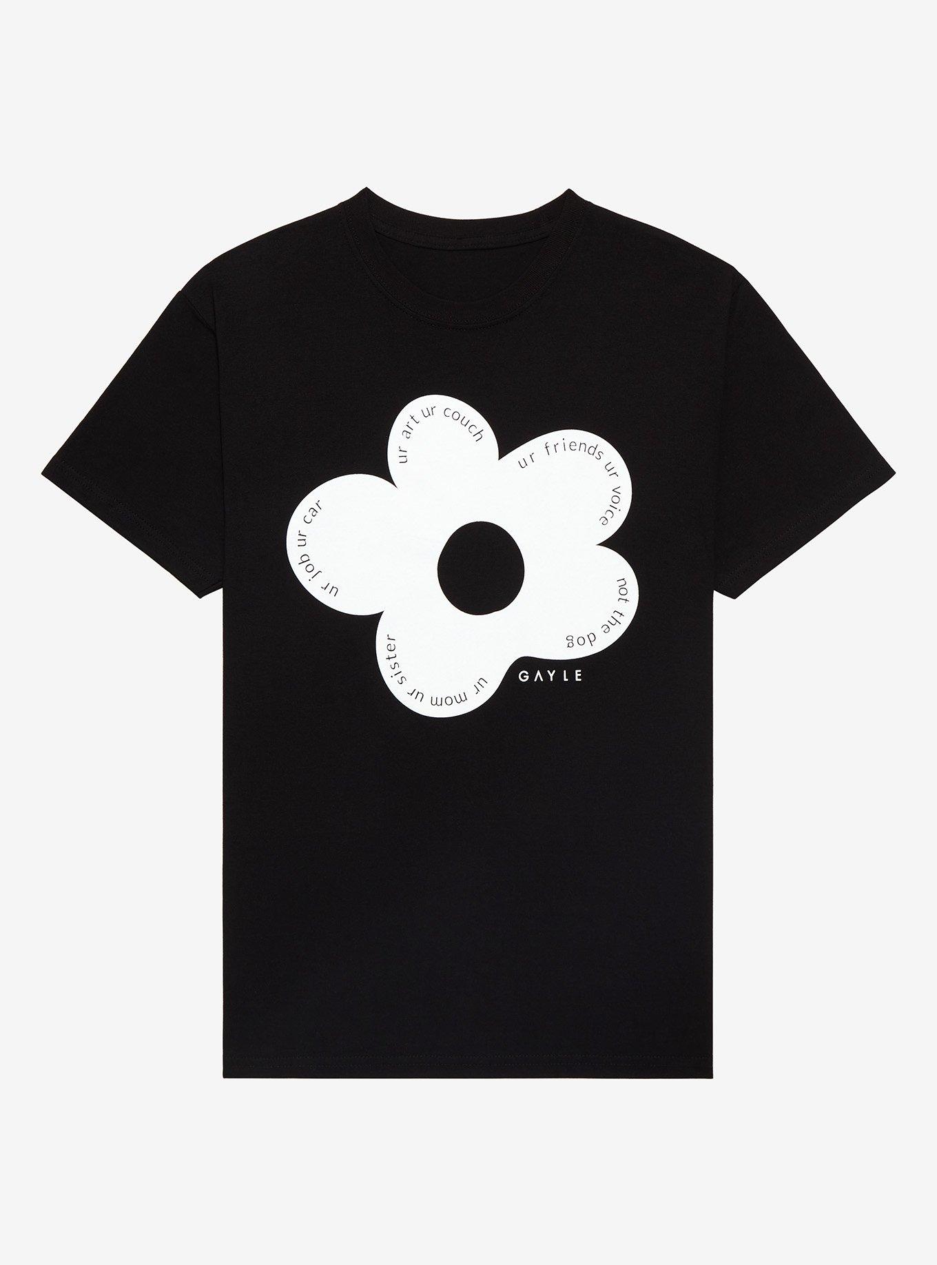  Gayle Tape Logo black text on white T-Shirt : Clothing, Shoes &  Jewelry