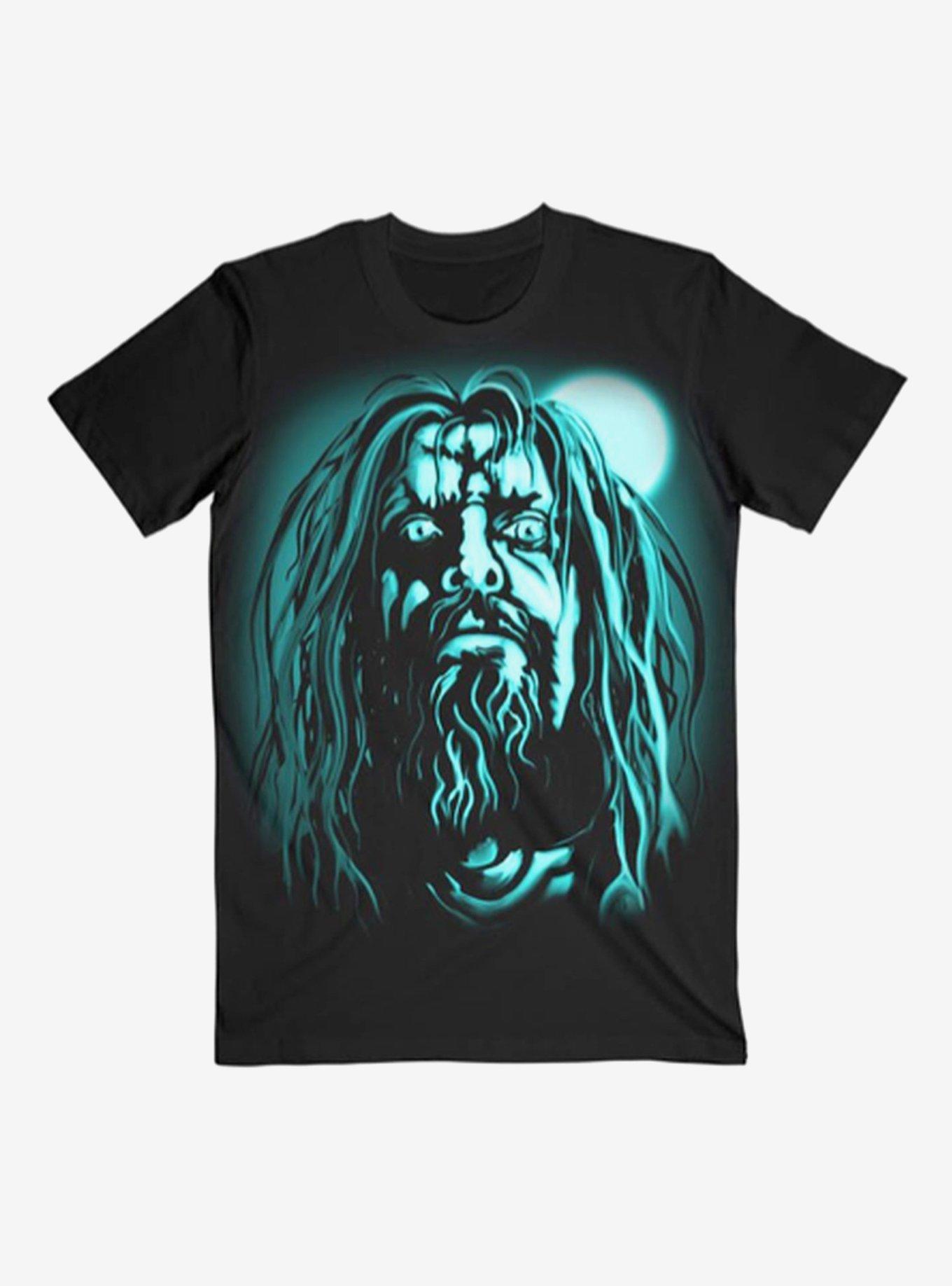 Rob Zombie Moon T-Shirt, BLACK, hi-res