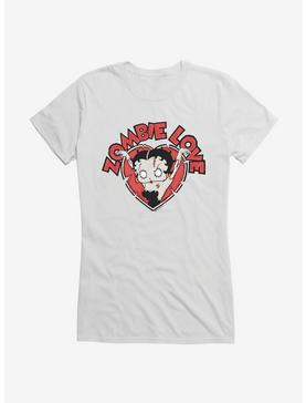 Betty Boop Zombie Love Heart Girls T-Shirt, , hi-res