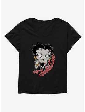 Betty Boop Zombie Love Girls T-Shirt Plus Size, , hi-res
