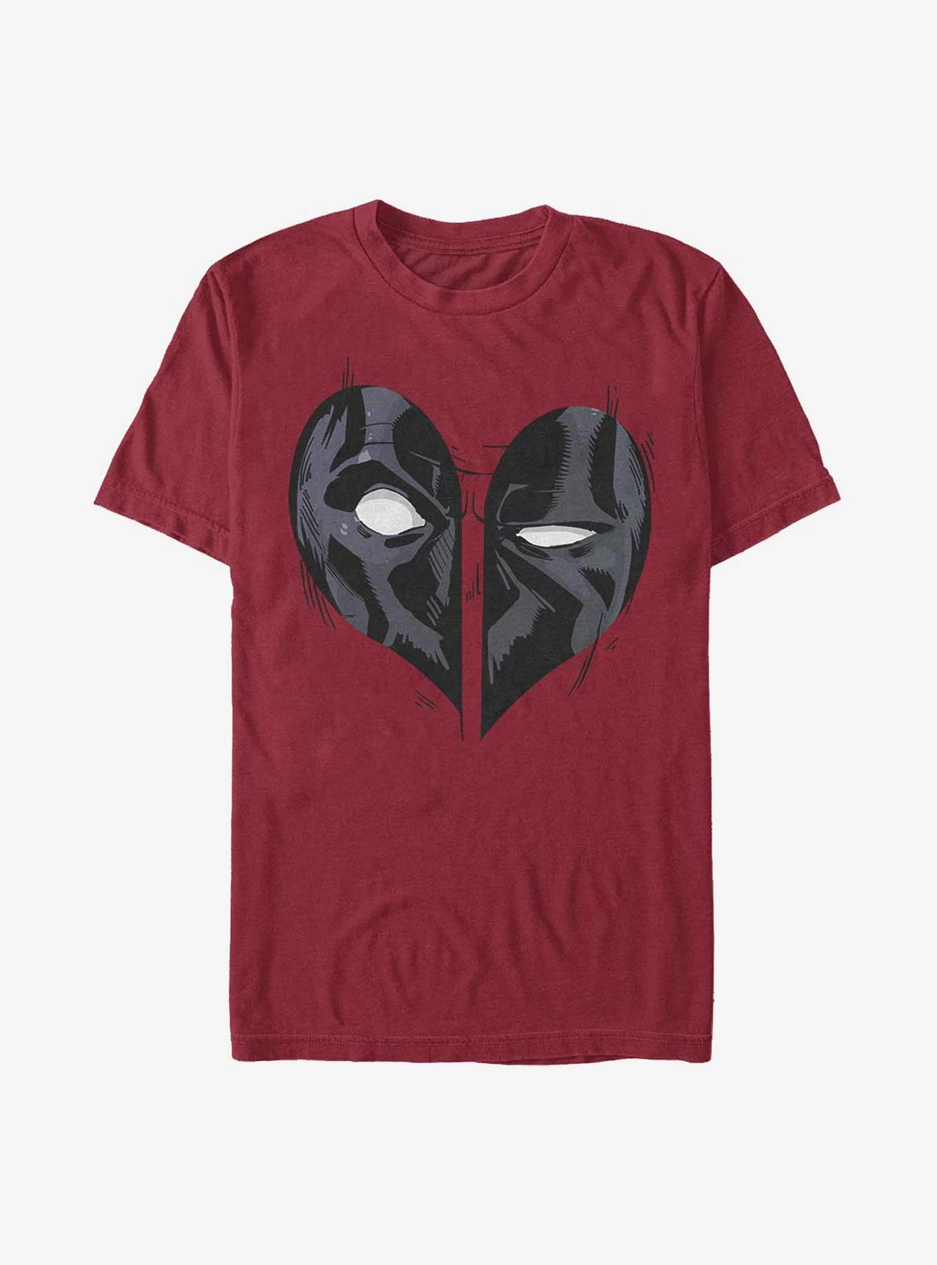 Marvel Deadpool Heart Eyes T-Shirt, CARDINAL, hi-res