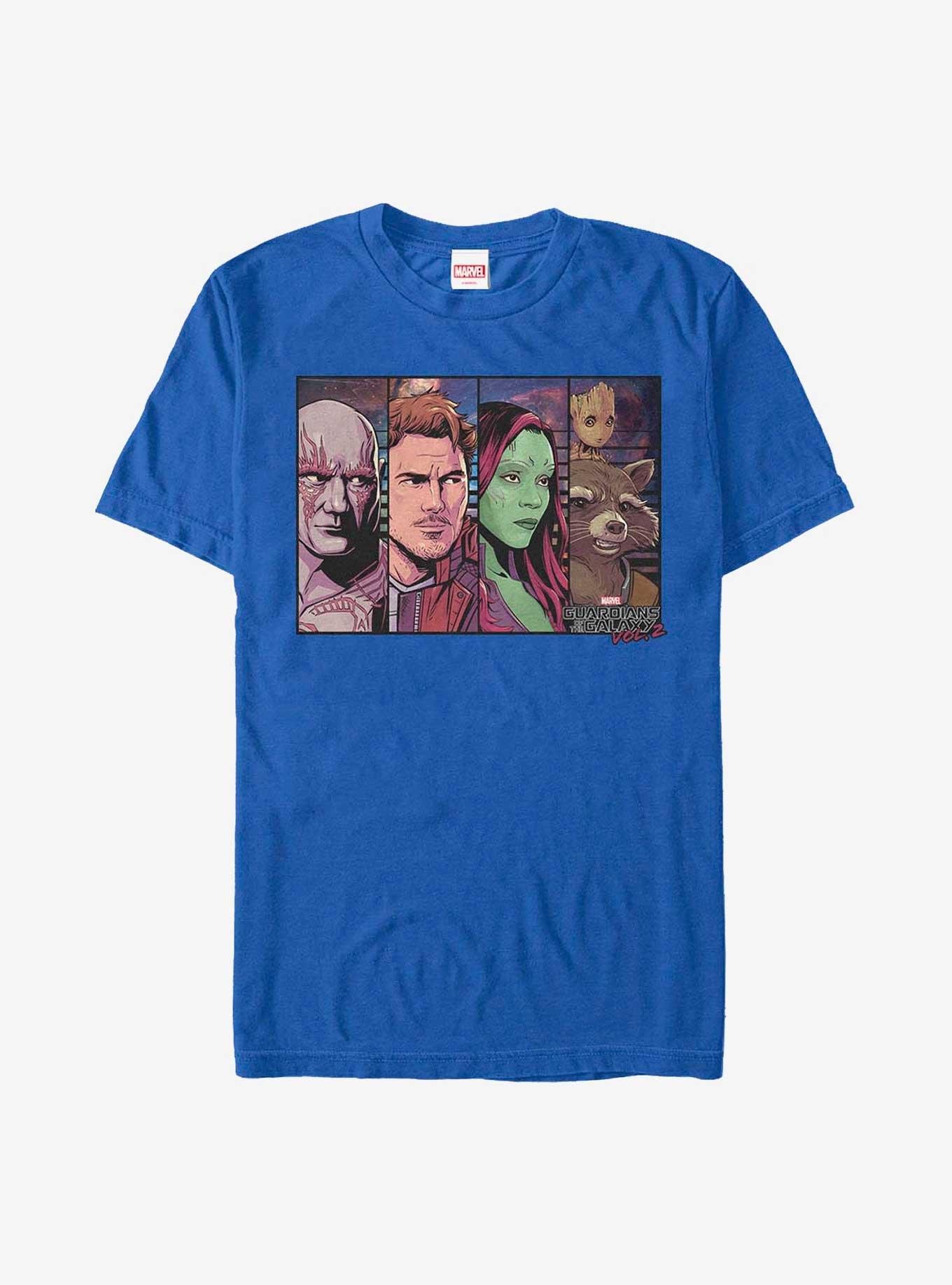 Marvel Guardians of the Galaxy Hero Panel T-Shirt, ROYAL, hi-res