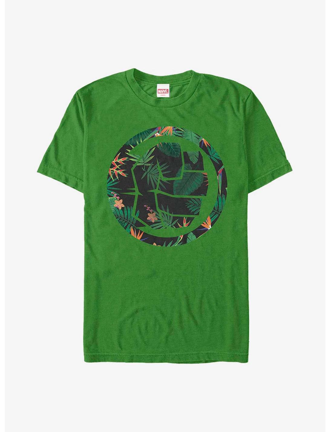 Marvel Hulk Floral Icon T-Shirt, KELLY, hi-res