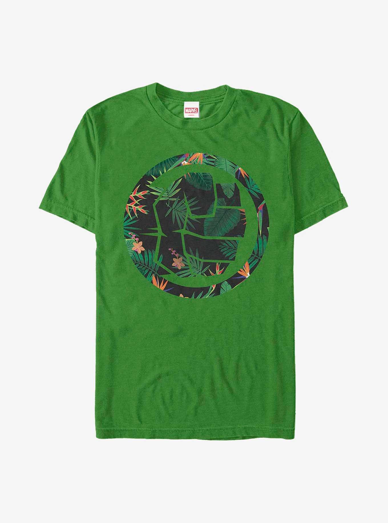 Marvel Hulk Floral Icon T-Shirt, KELLY, hi-res