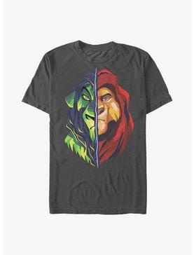 Disney The Lion King Scar and Mufasa Split T-Shirt, , hi-res