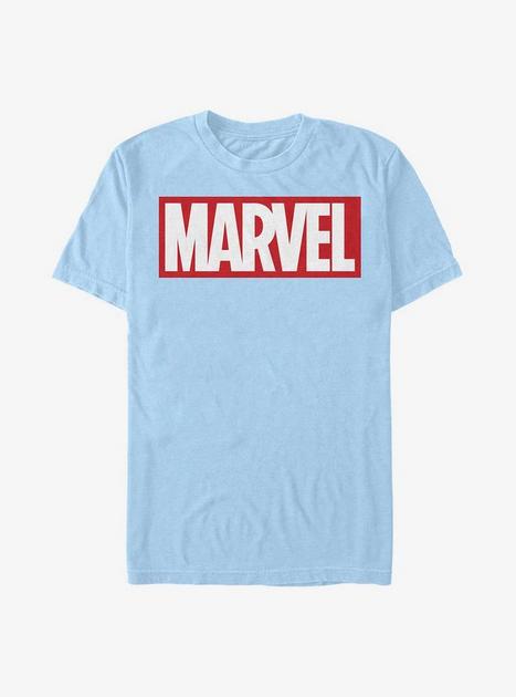 Marvel Logo T-Shirt - BLUE | Hot Topic