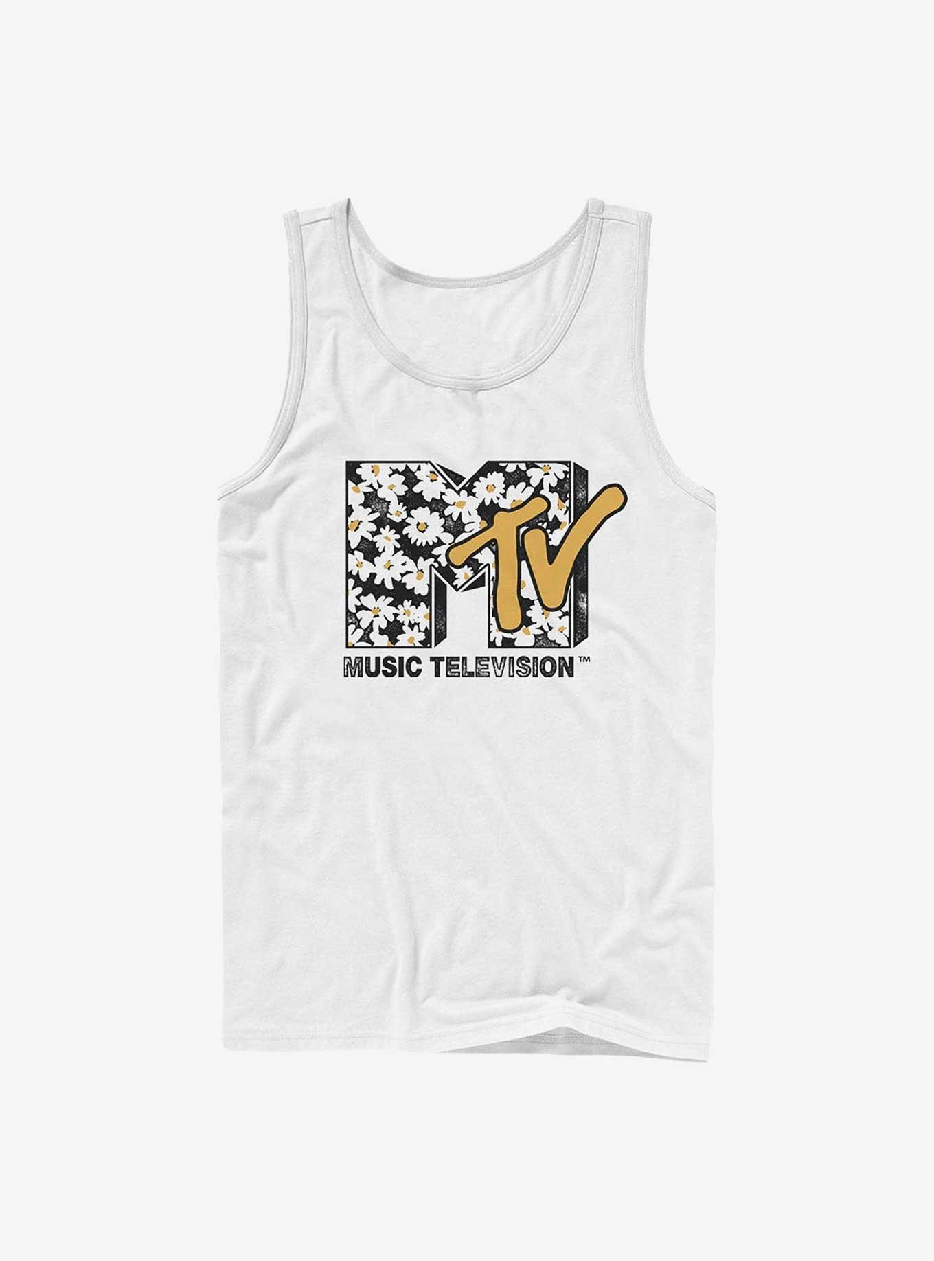 MTV Daisies Tank, WHITE, hi-res