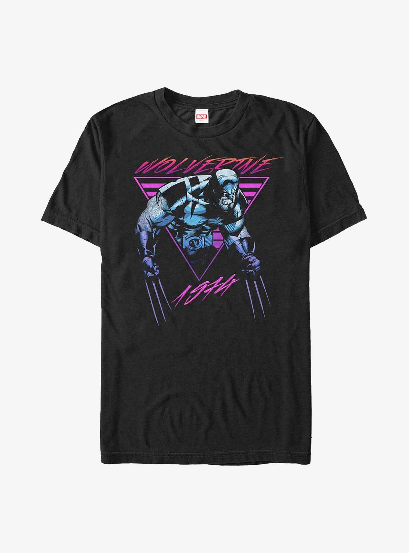 Marvel Wolverine Neon Logan T-Shirt, BLACK, hi-res