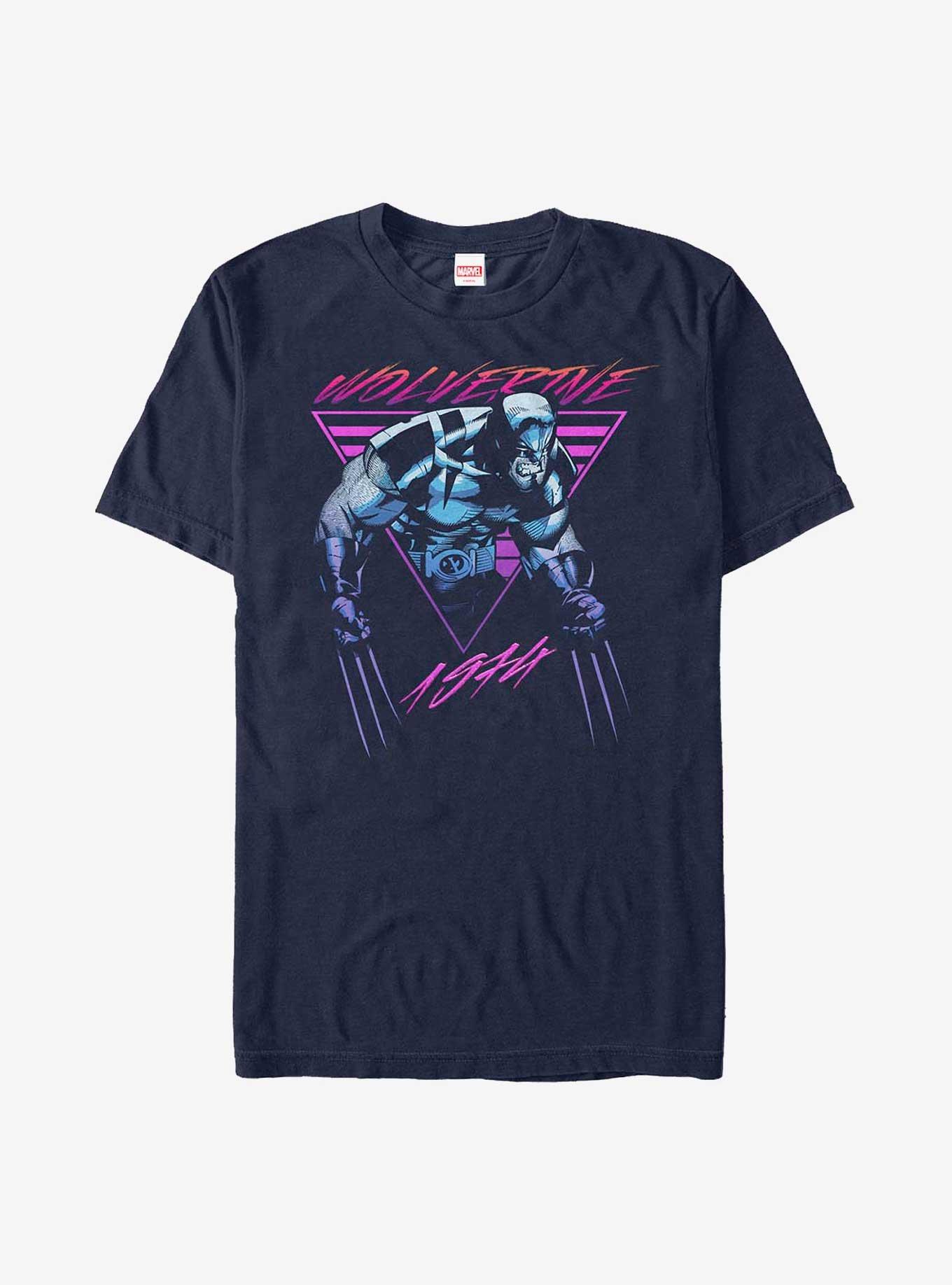 Marvel Wolverine Neon Logan T-Shirt, NAVY, hi-res