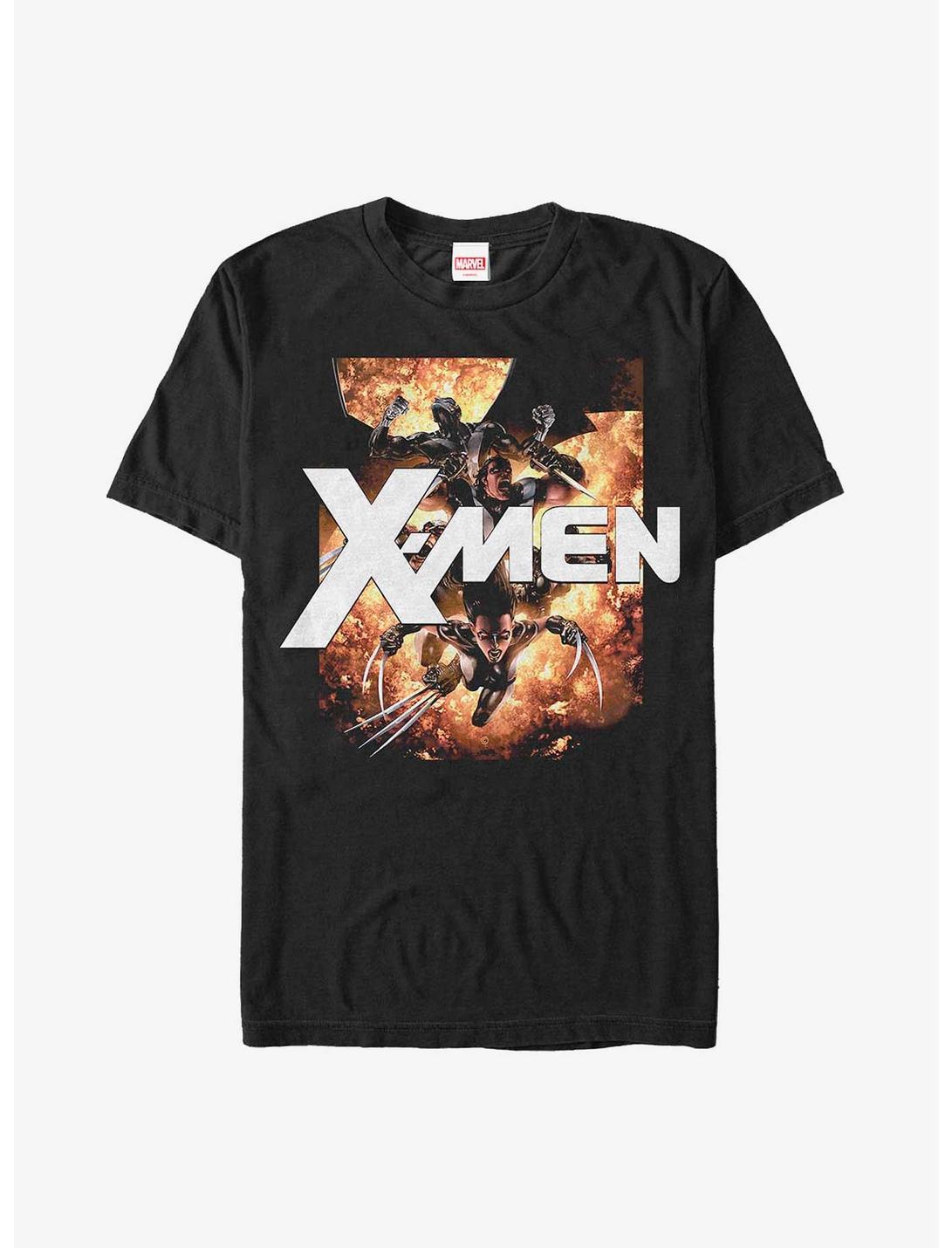 Marvel X-Men Explosion T-Shirt, BLACK, hi-res