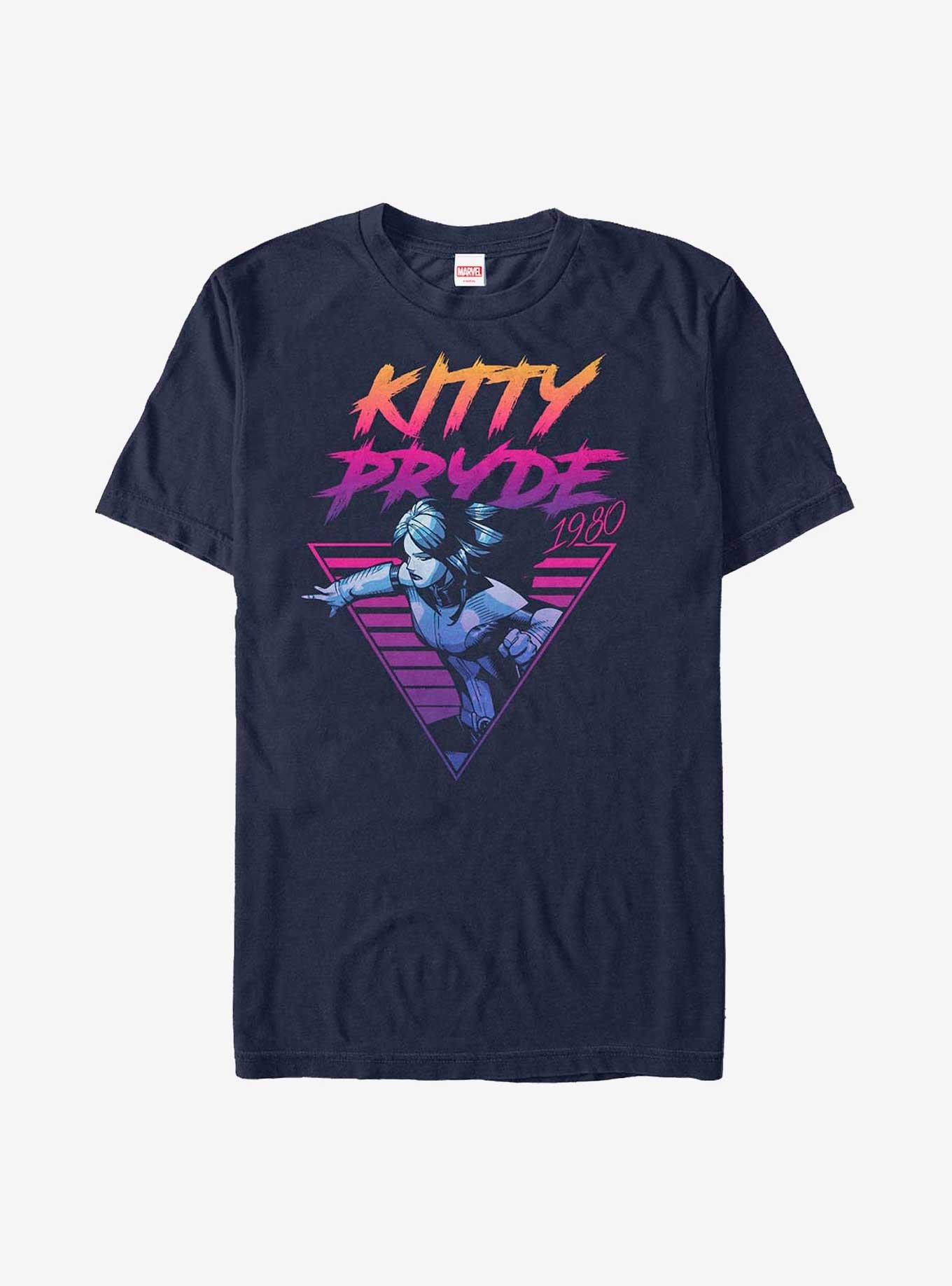 Marvel X-Men Neon Kitty Pryde T-Shirt, NAVY, hi-res