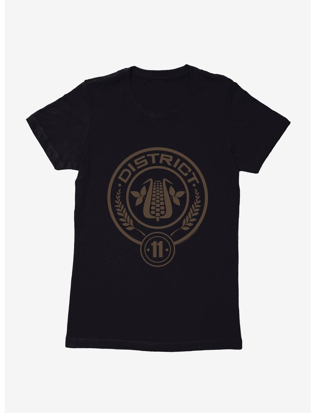 Hunger Games District 11 Logo Womens T-Shirt, BLACK, hi-res