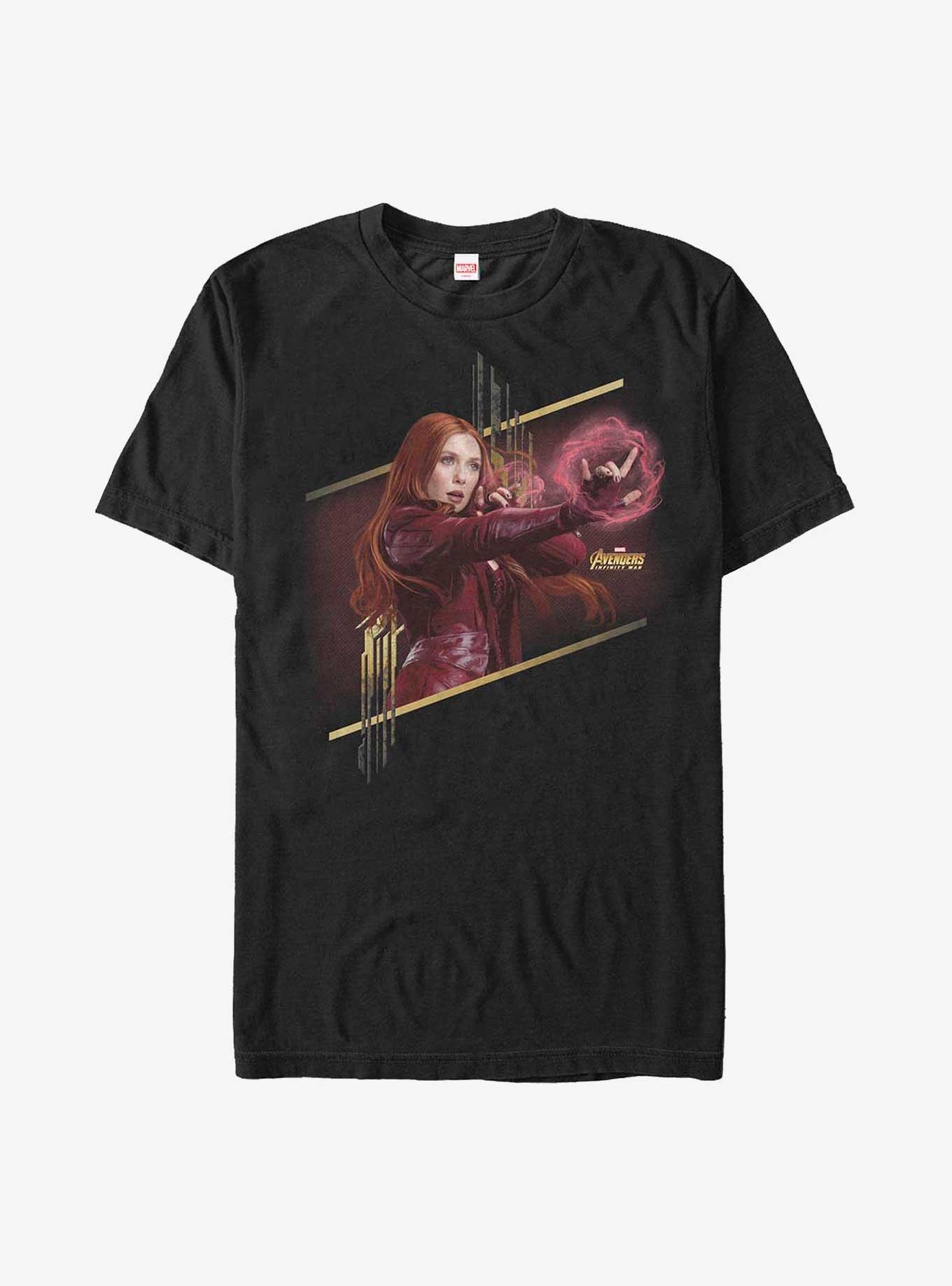 Marvel The Avengers Scarlet Witch T-Shirt, BLACK, hi-res
