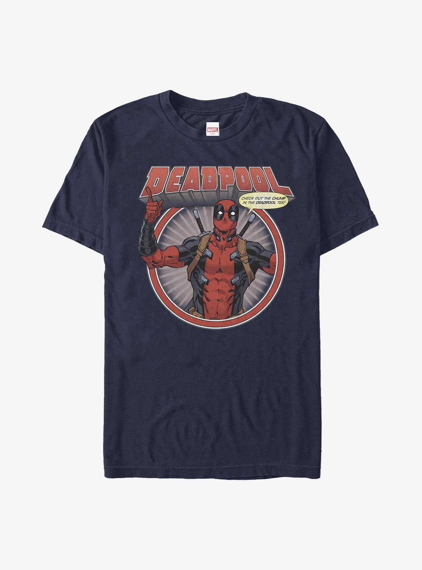 Marvel Deadpool Chump Check T-Shirt, NAVY, hi-res