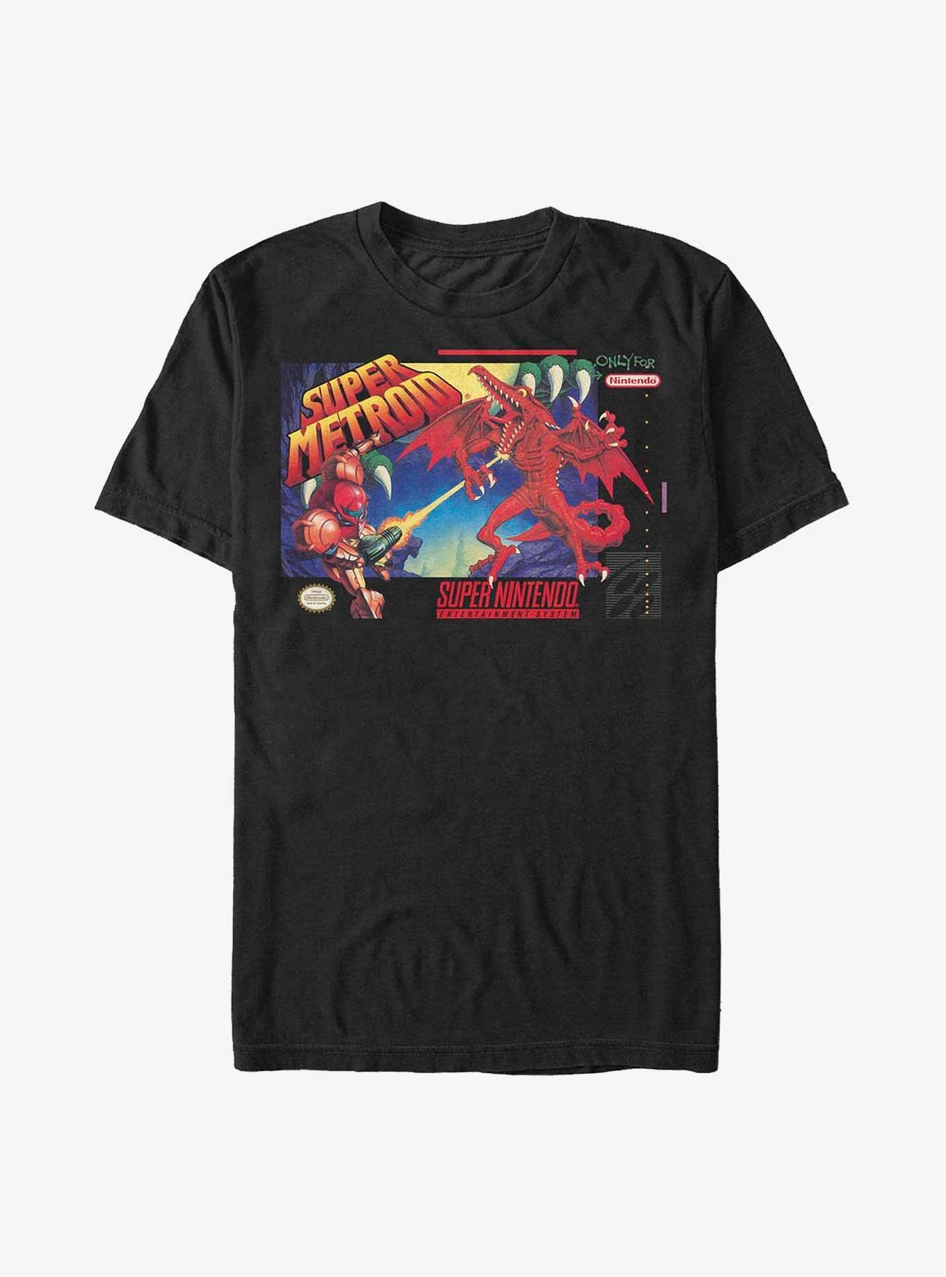 Nintendo Super Metroid T-Shirt, BLACK, hi-res