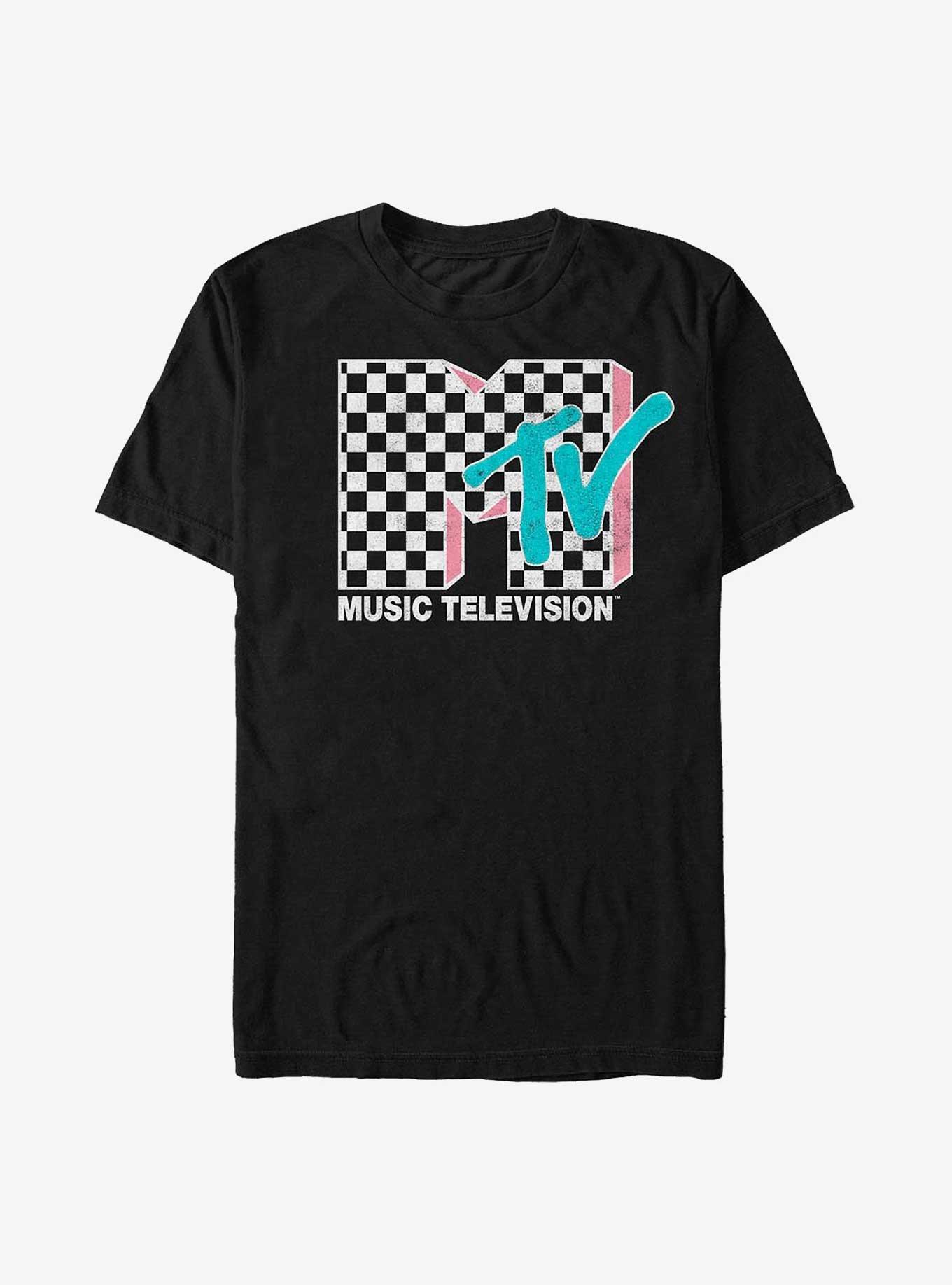 MTV Checkered Logo T-Shirt, , hi-res