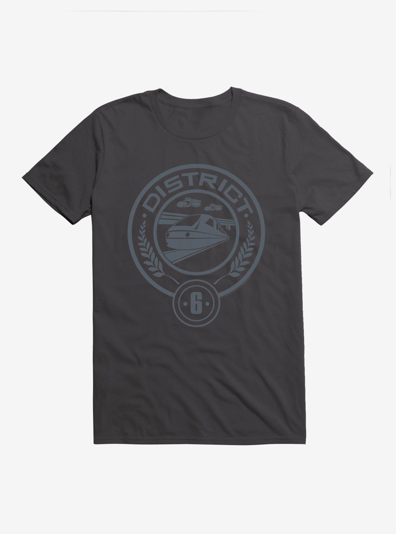 Hunger Games District 6 Logo T-Shirt, HEAVY METAL, hi-res