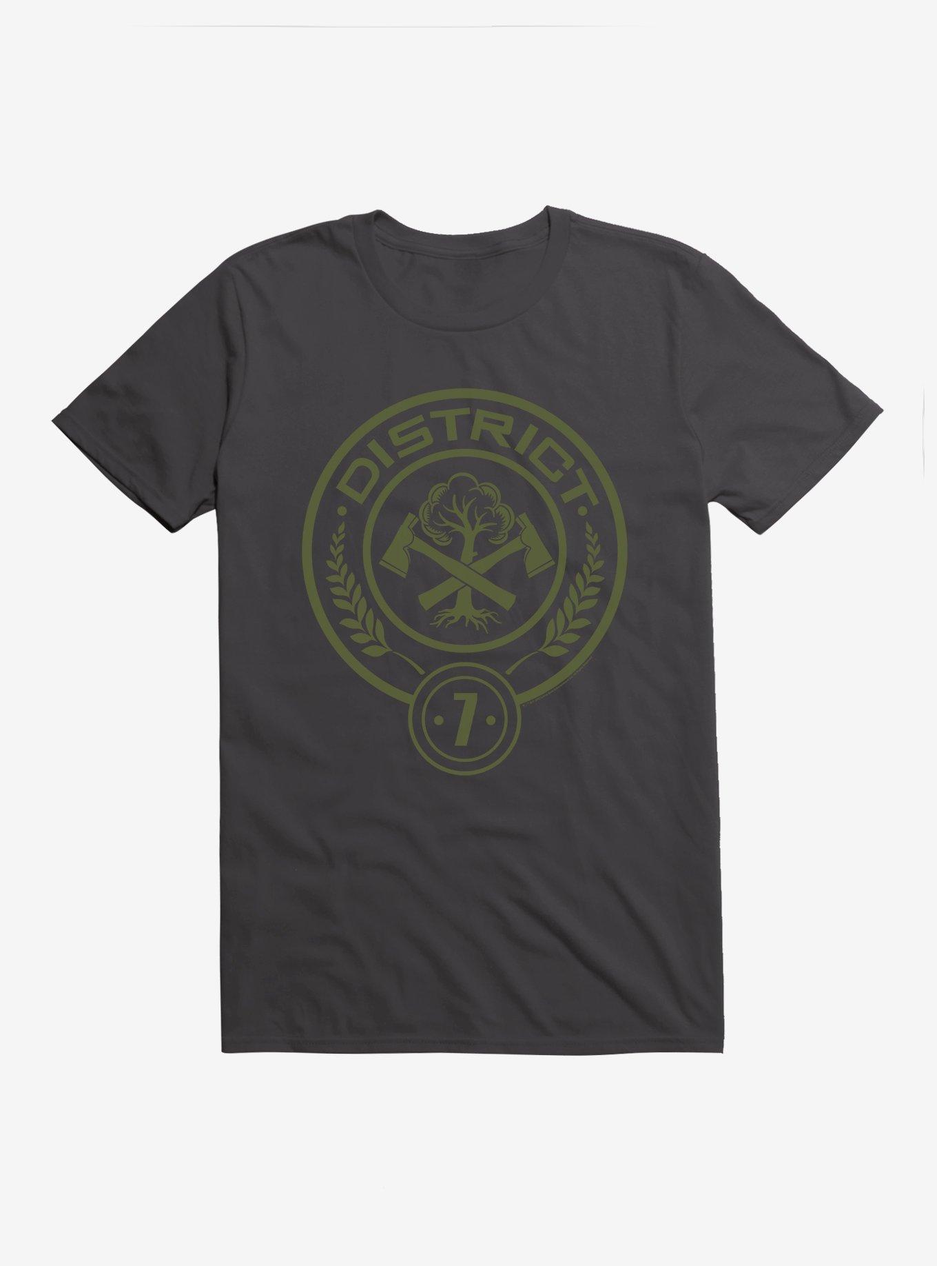 Hunger Games District 7 Logo T-Shirt, HEAVY METAL, hi-res
