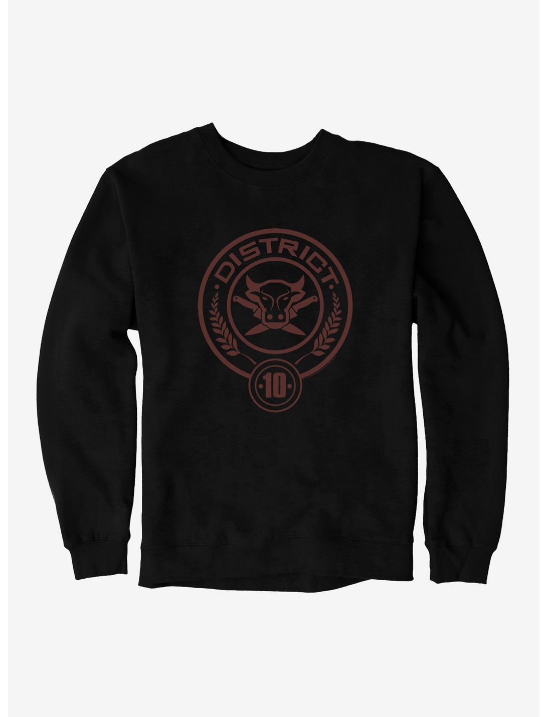 Hunger Games District 10 Logo Sweatshirt, BLACK, hi-res