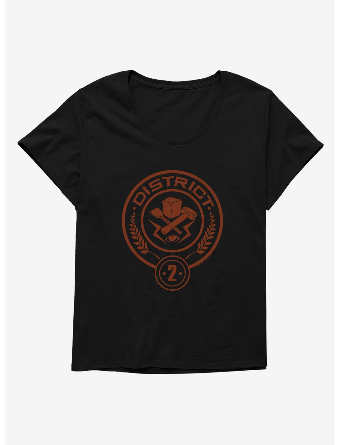 Hunger Games District 2 Logo Girls T-Shirt Plus Size, BLACK, hi-res