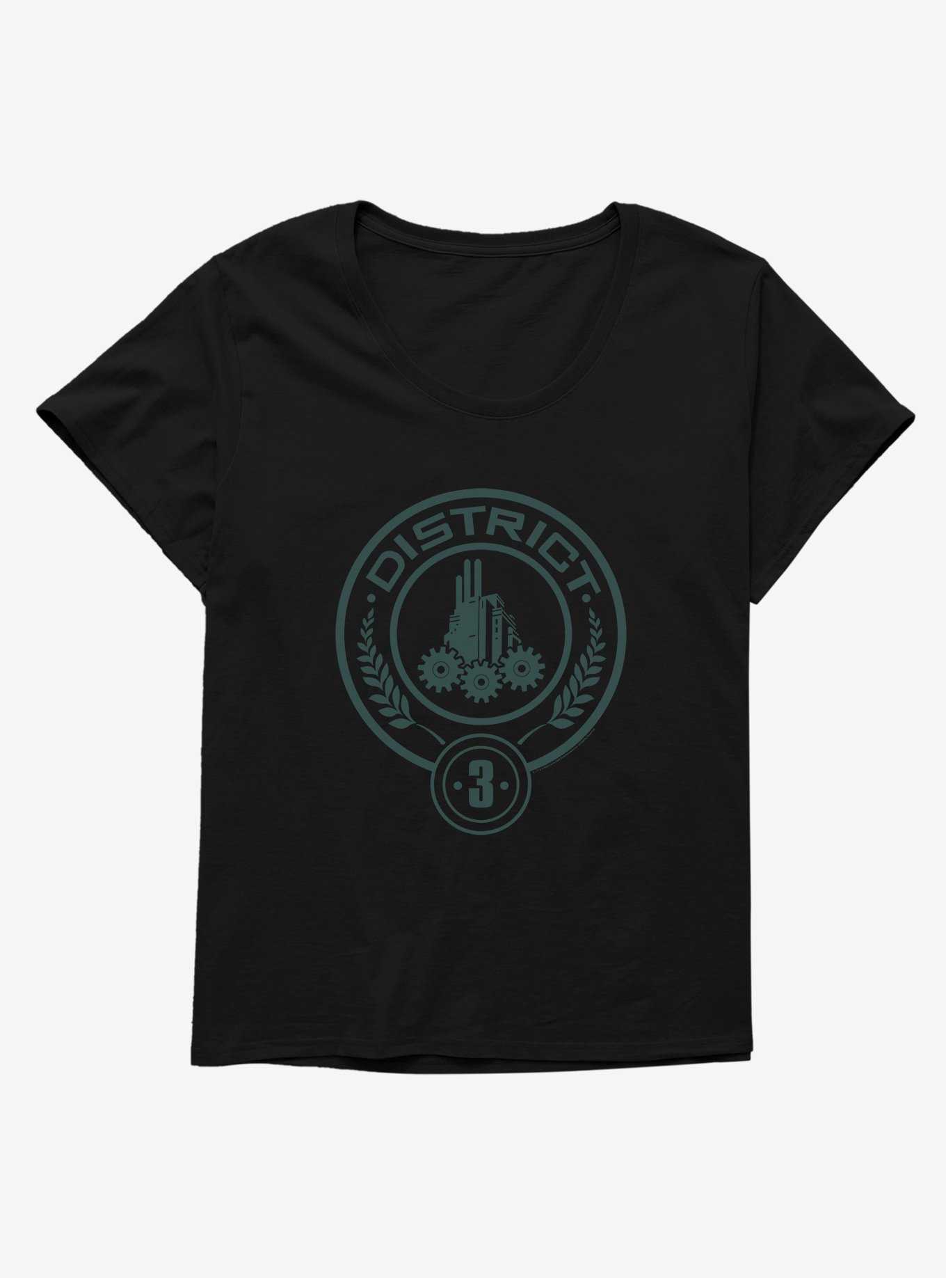 Hunger Games District 3 Logo Girls T-Shirt Plus Size, , hi-res