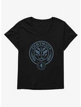 Hunger Games District 4 Logo Girls T-Shirt Plus Size, , hi-res