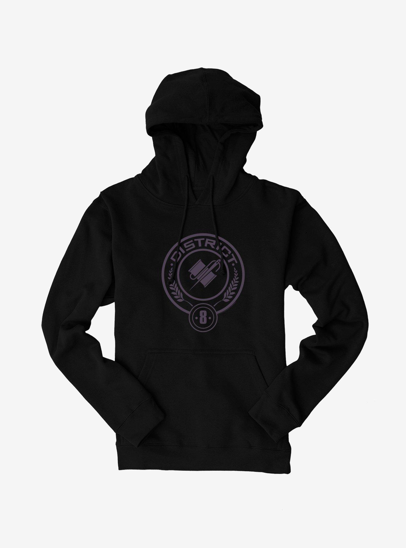 Hunger Games District 8 Logo Hoodie, , hi-res