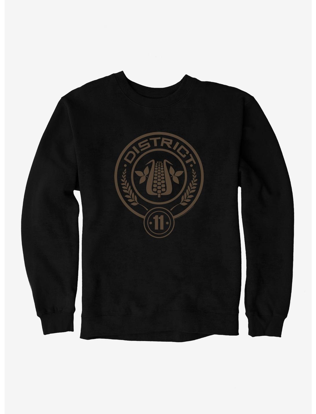 Hunger Games District 11 Logo Sweatshirt, BLACK, hi-res