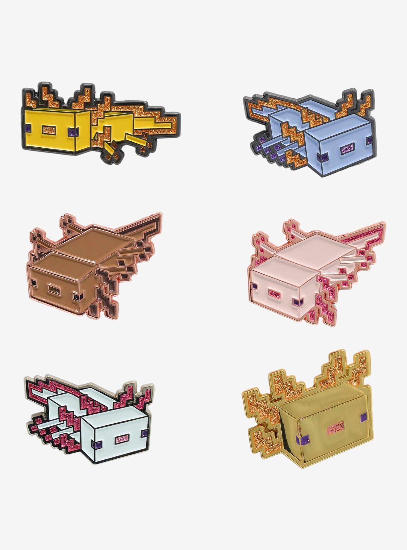Minecraft Axolotl Blind Box Enamel Pin, , hi-res