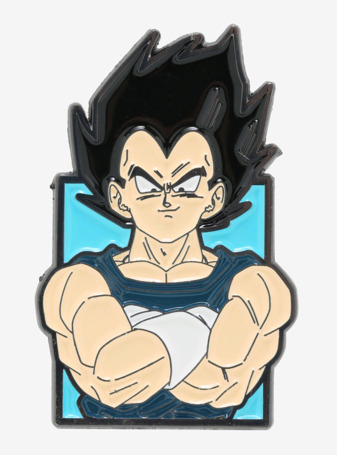 Dragon Ball Vegeta Blue Final Flash 3- 5 Vinyl Decal Stickers