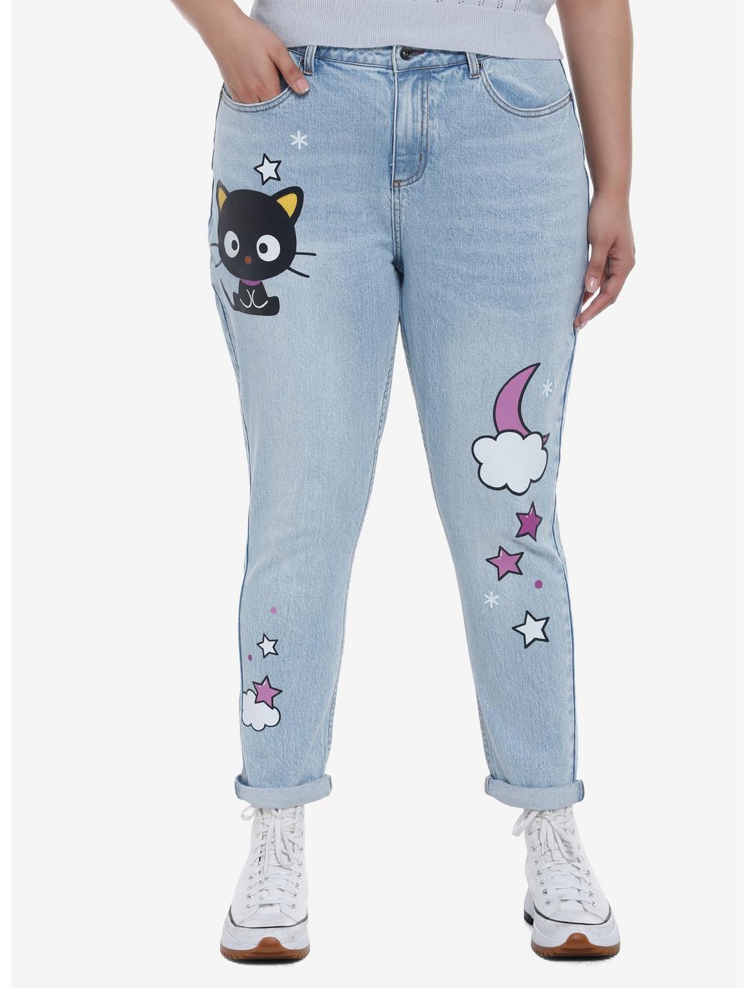 Chococat Celestial Mom Jeans Plus Size, MULTI, hi-res
